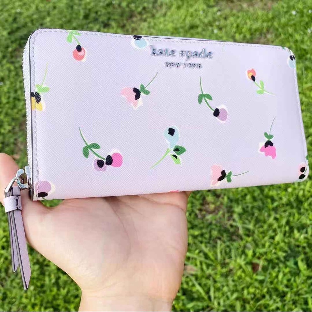 NWT🌸Kate Spade Large Zip-Around Wallet - Picture 3 of 4